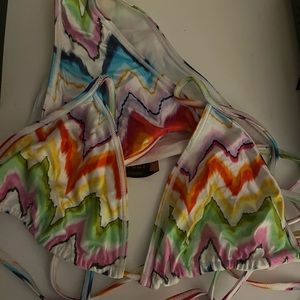 Missoni zig zag rainbow bikini size 40IT
